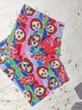 Spencer's Plush Fleece Pajama Shorts in Red, Pink, Blue, Green